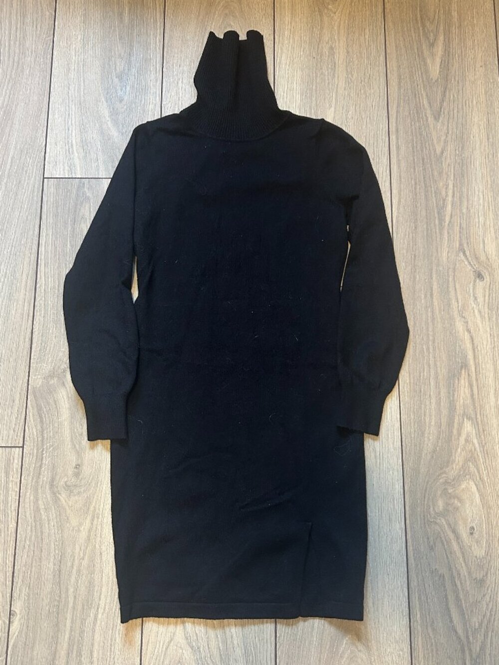 NVGTN Black Forever Yours Sweater Dress